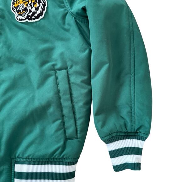 Old Navy Boys Bomber Varsity Jacket Patch Medium Size 8 - Picture 4 of 9